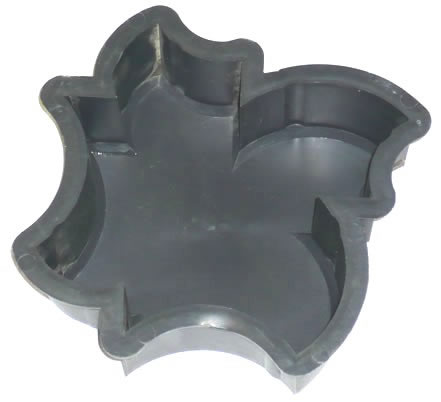 Форма для тротуарной плитки Лист клена фото 1